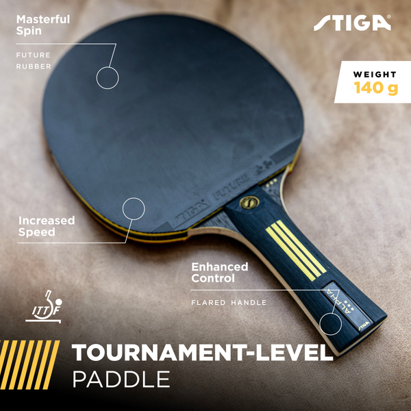 BUILT FOR COMPETITION – ITTF approved smooth inverted rubber designed for excellence in tournament play and for competitors looking to improve their table tennis game._2